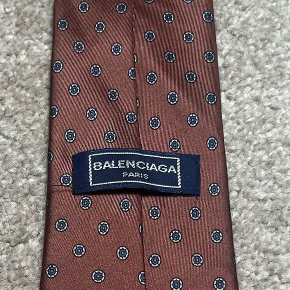 Balenciaga Vintage Silk Tie - Picture 2 of 4